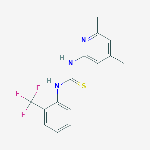 N-(4,6-dimethyl-2-pyridinyl)-N'-[2-(trifluoromethyl)phenyl]thiourea