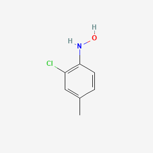 molecular formula C7H8ClNO B582642 N-(2-氯-4-甲基苯基)羟胺 CAS No. 146019-40-1