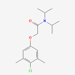 molecular formula C16H24ClNO2 B5826429 2-(4-chloro-3,5-dimethylphenoxy)-N,N-diisopropylacetamide 