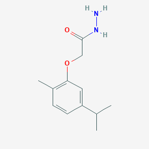 molecular formula C12H18N2O2 B5826436 2-(5-isopropyl-2-methylphenoxy)acetohydrazide 