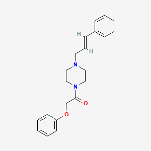 1-(phenoxyacetyl)-4-(3-phenyl-2-propen-1-yl)piperazine