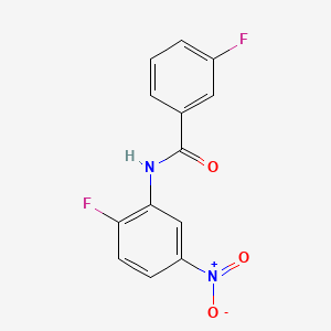 3-fluoro-N-(2-fluoro-5-nitrophenyl)benzamide