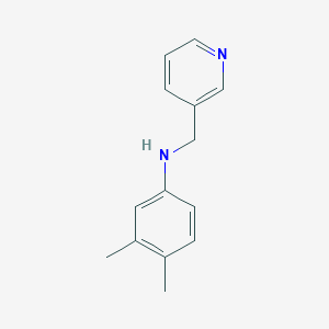 molecular formula C14H16N2 B5826495 (3,4-dimethylphenyl)(3-pyridinylmethyl)amine 