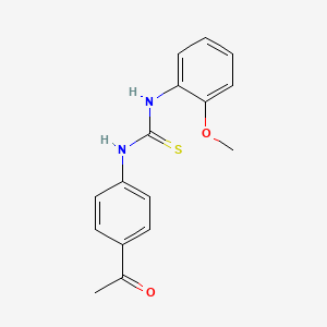 N-(4-acetylphenyl)-N'-(2-methoxyphenyl)thiourea