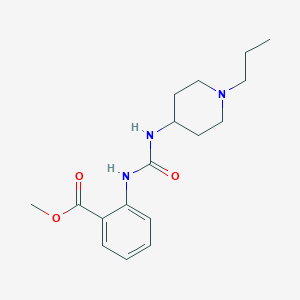 methyl 2-({[(1-propyl-4-piperidinyl)amino]carbonyl}amino)benzoate