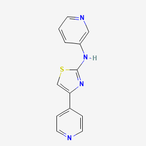 N-(3-PYRIDYL)-N-[4-(4-PYRIDYL)-1,3-THIAZOL-2-YL]AMINE