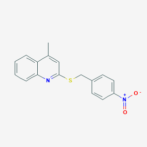 4-methyl-2-[(4-nitrobenzyl)thio]quinoline