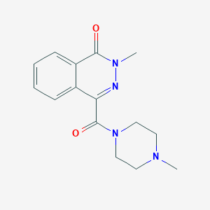 2-methyl-4-[(4-methyl-1-piperazinyl)carbonyl]-1(2H)-phthalazinone