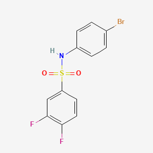 N-(4-bromophenyl)-3,4-difluorobenzenesulfonamide