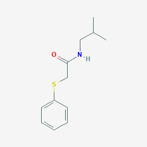 N-(2-methylpropyl)-2-(phenylsulfanyl)acetamide