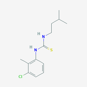 N-(3-chloro-2-methylphenyl)-N'-(3-methylbutyl)thiourea