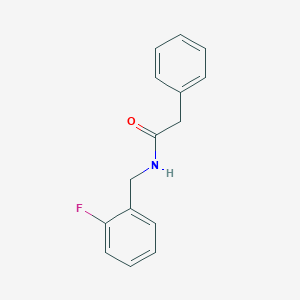 N-(2-fluorobenzyl)-2-phenylacetamide