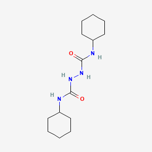 molecular formula C14H26N4O2 B5826763 N,N'-dicyclohexyl-1,2-hydrazinedicarboxamide 