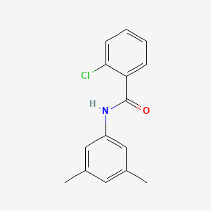 molecular formula C15H14ClNO B5826765 2-chloro-N-(3,5-dimethylphenyl)benzamide CAS No. 5354-71-2