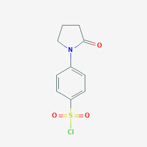 B058268 4-(2-Oxopyrrolidin-1-yl)benzenesulfonyl chloride CAS No. 112539-09-0