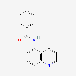 molecular formula C16H12N2O B5826849 N-5-quinolinylbenzamide CAS No. 42464-81-3