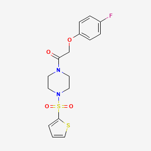 1-[(4-fluorophenoxy)acetyl]-4-(2-thienylsulfonyl)piperazine