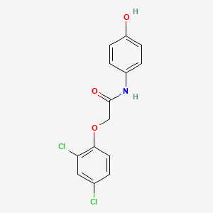 2-(2,4-dichlorophenoxy)-N-(4-hydroxyphenyl)acetamide