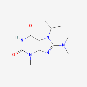 8-(Dimethylamino)-3-methyl-7-propan-2-ylpurine-2,6-dione