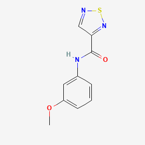 N-(3-methoxyphenyl)-1,2,5-thiadiazole-3-carboxamide