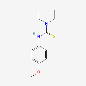 molecular formula C12H18N2OS B5826959 N,N-diethyl-N'-(4-methoxyphenyl)thiourea 