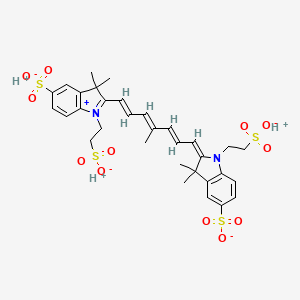 molecular formula C32H38N2O12S4 B582698 Omocianine CAS No. 154082-13-0