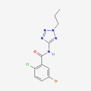 5-bromo-2-chloro-N-(2-propyl-2H-tetrazol-5-yl)benzamide