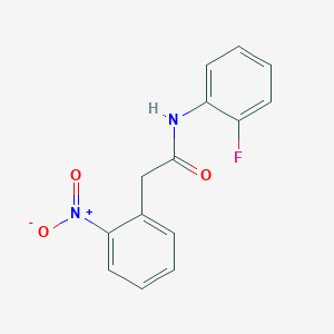 N-(2-fluorophenyl)-2-(2-nitrophenyl)acetamide