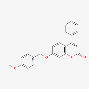 7-[(4-methoxybenzyl)oxy]-4-phenyl-2H-chromen-2-one