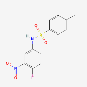 N-(4-fluoro-3-nitrophenyl)-4-methylbenzenesulfonamide