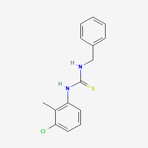 molecular formula C15H15ClN2S B5827032 N-benzyl-N'-(3-chloro-2-methylphenyl)thiourea 