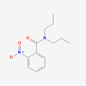 molecular formula C13H18N2O3 B5827037 2-nitro-N,N-dipropylbenzamide 