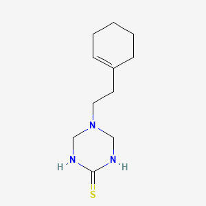 5-[2-(1-cyclohexen-1-yl)ethyl]-1,3,5-triazinane-2-thione