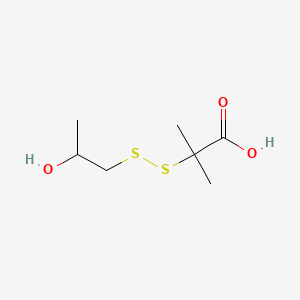 2-((2-Hydroxypropyl)dithio)-2-methylpropanoic acid