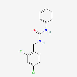 molecular formula C14H12Cl2N2O B5827059 N-(2,4-dichlorobenzyl)-N'-phenylurea 