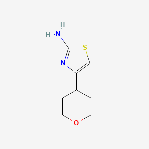 4-(tetrahydro-2H-pyran-4-yl)-1,3-thiazol-2-amine