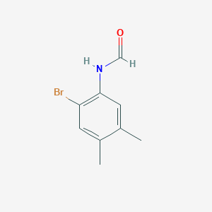 (2-bromo-4,5-dimethylphenyl)formamide