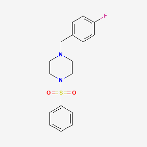 1-(4-fluorobenzyl)-4-(phenylsulfonyl)piperazine