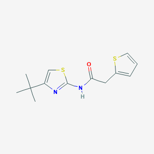 N-(4-tert-butyl-1,3-thiazol-2-yl)-2-(2-thienyl)acetamide