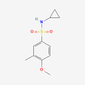 N-cyclopropyl-4-methoxy-3-methylbenzenesulfonamide