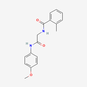 N-[2-(4-methoxyanilino)-2-oxoethyl]-2-methylbenzamide