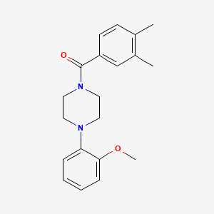 1-(3,4-dimethylbenzoyl)-4-(2-methoxyphenyl)piperazine