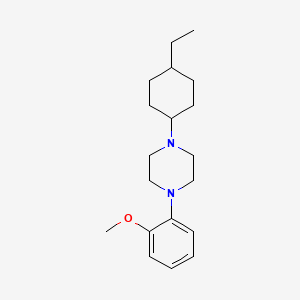 1-(4-ethylcyclohexyl)-4-(2-methoxyphenyl)piperazine