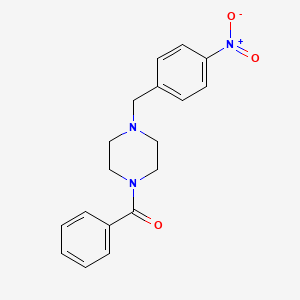 [4-(4-NITROBENZYL)PIPERAZINO](PHENYL)METHANONE