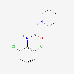 N-(2,6-dichlorophenyl)-2-(1-piperidinyl)acetamide