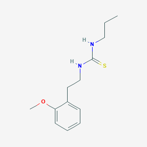 N-[2-(2-methoxyphenyl)ethyl]-N'-propylthiourea