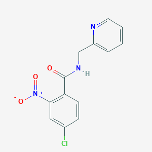 4-chloro-2-nitro-N-(2-pyridinylmethyl)benzamide