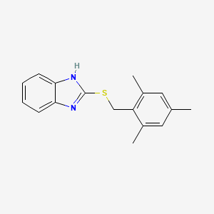 2-[(2,4,6-trimethylbenzyl)sulfanyl]-1H-benzimidazole