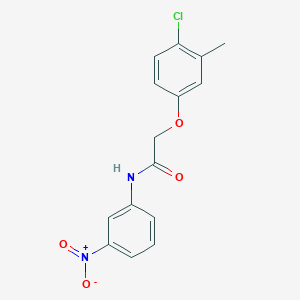 2-(4-chloro-3-methylphenoxy)-N-(3-nitrophenyl)acetamide