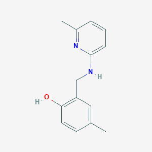 4-methyl-2-{[(6-methyl-2-pyridinyl)amino]methyl}phenol